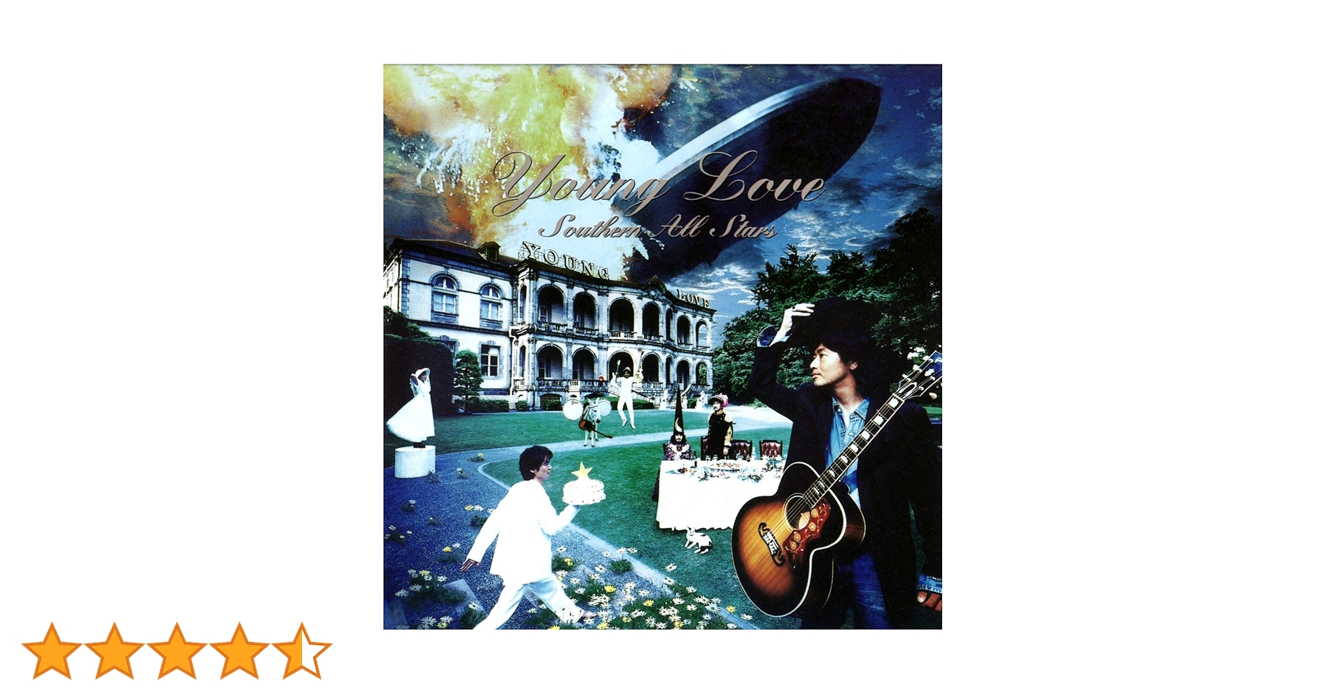 美品!外袋・ステッカー!サザンオールスターズ　young love インサート 外袋・ステッカー 美品 サザンオールスターズ young love